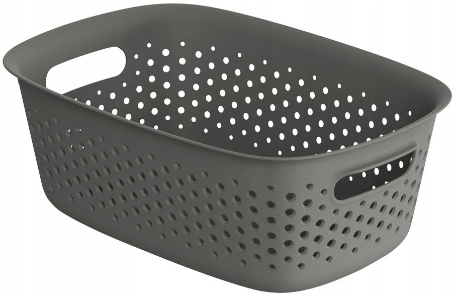 POJEMNIK PLASTIKOWY MAŁY UNIWERSALNY DO DOMU MOXOM OPENSTORE 3,5 L SZARY