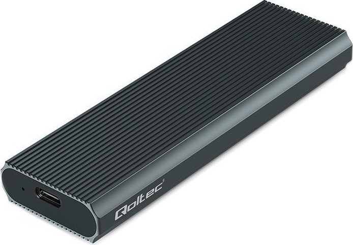 Kieszeń Qoltec Obudowa na dysk M.2 SSD NVMe PCIe USB3.1 10Gb/s 4TB Grafit
