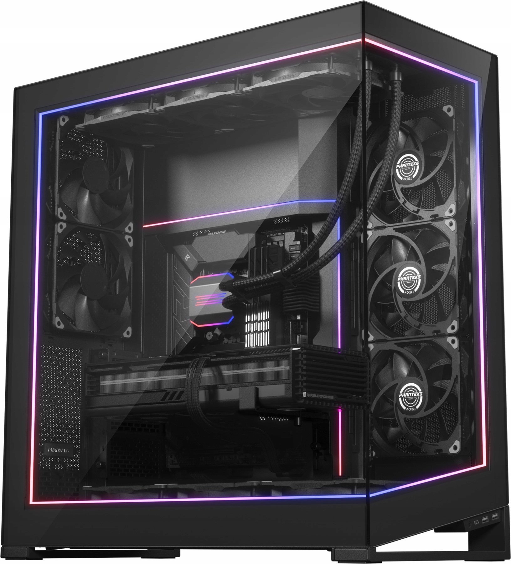 Phanteks Zestaw oświetlenia NV9 Premium LED Kit, Hub ARGB Black