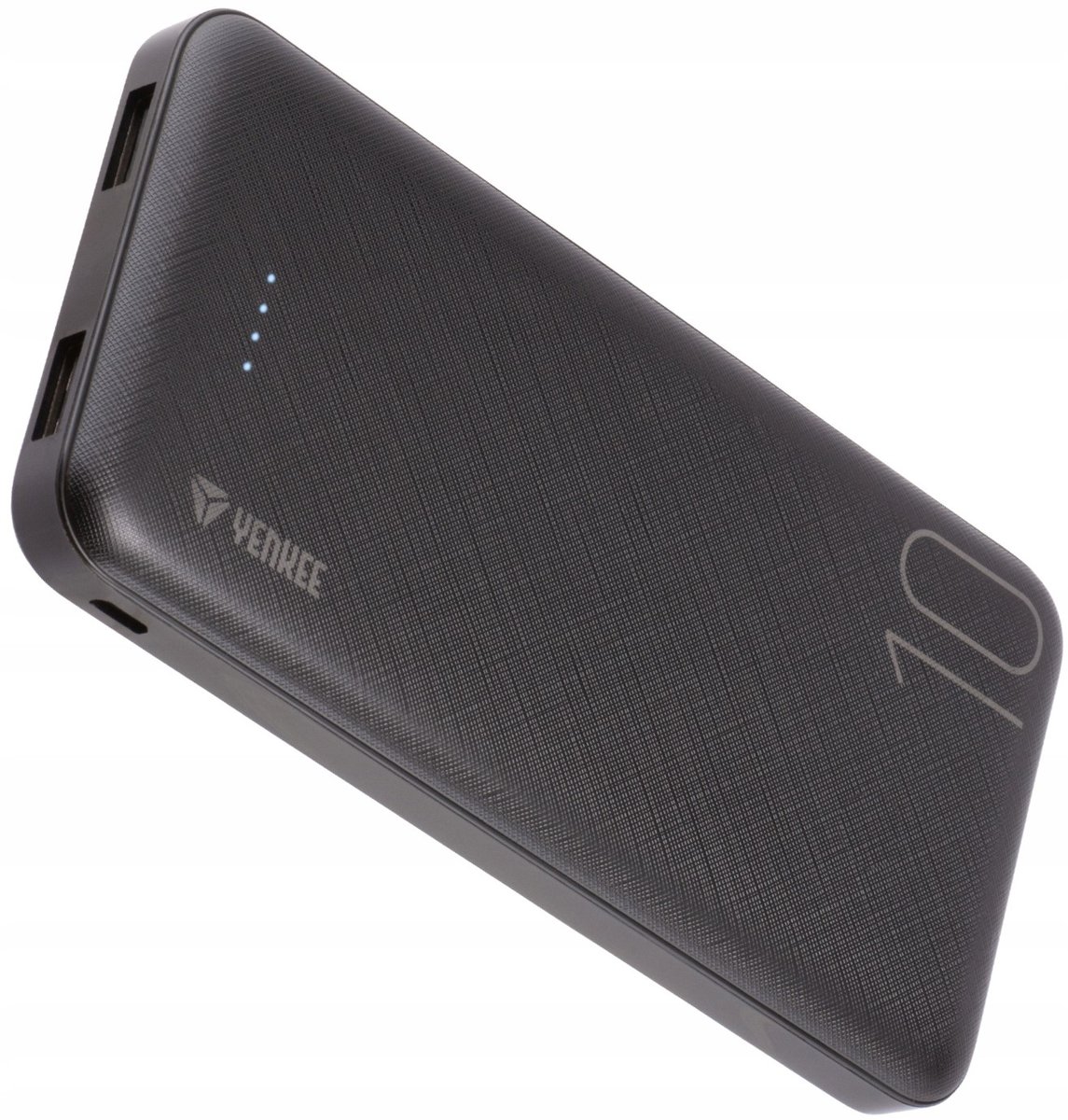 Powerbank 10000 mAh USB Yenkee litowo-polimerowy czarny