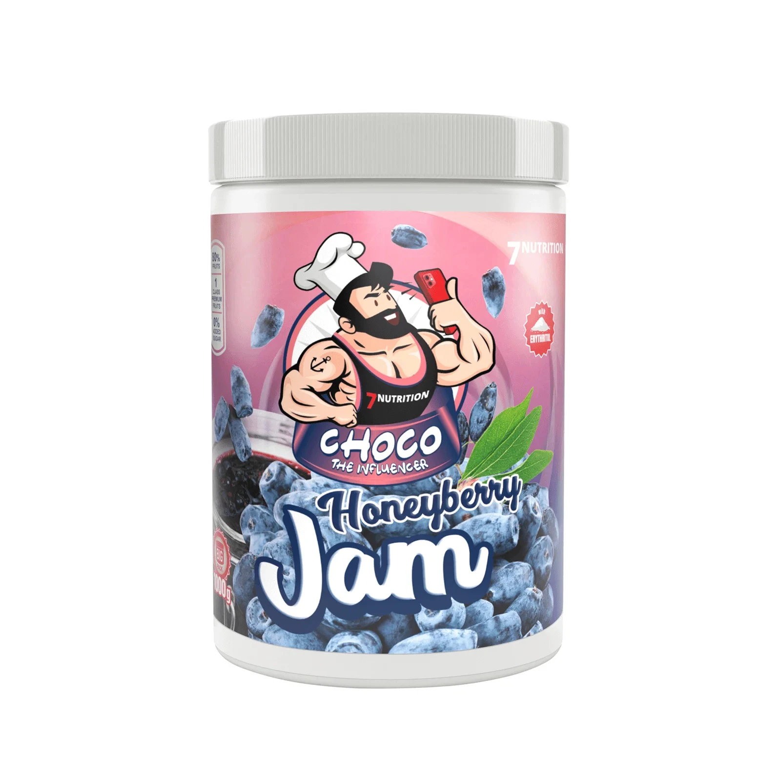 7Nutrition JAM Honeyberry 1000g Frużelina Dżem Jagoda