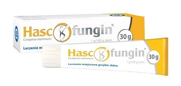 Hasco-Lek PRZEDSIĘBIORSTWO PRODUKCJI FARMACEUTYCZNEJ S.A. Hascofungin, 1% krem, 30 g