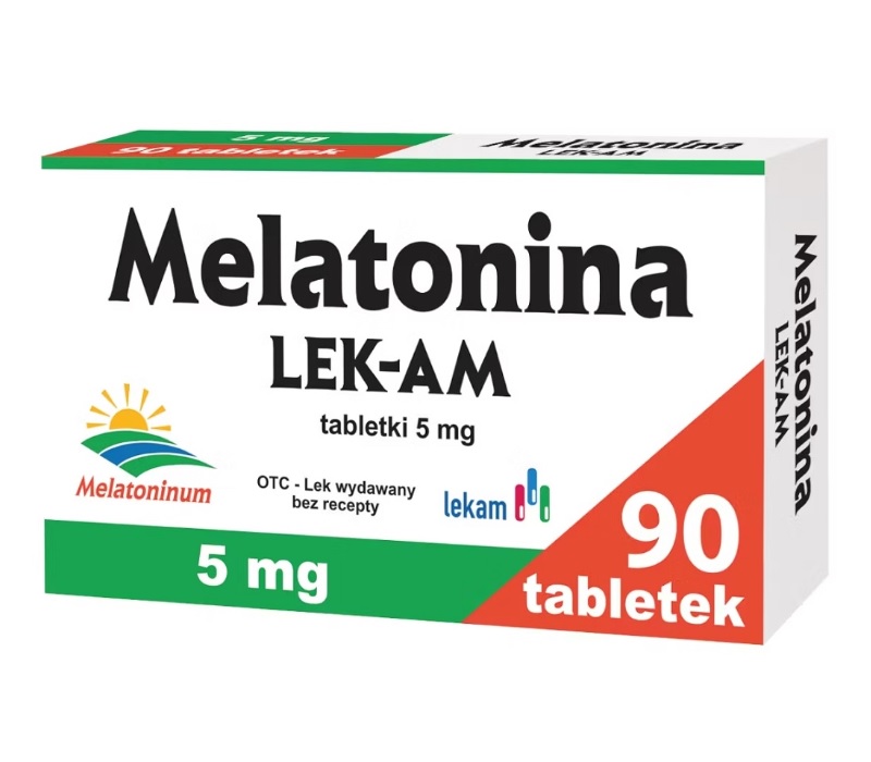 Melatonina LEK-AM 5mg, 90 tabletek