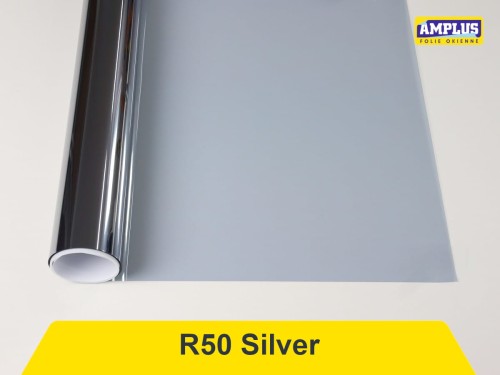 Folia przeciwsłoneczna wewnętrzna R50 Silver - Lite Solar