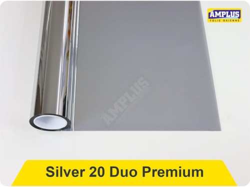 Folia przeciwsłoneczna zewnętrzna Silver 20 Duo Premium - Lite Solar