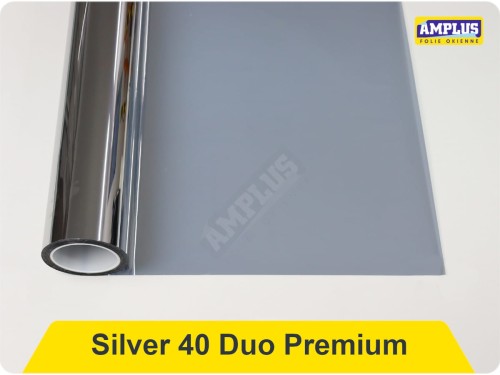 Folia przeciwsłoneczna zewnętrzna Silver 40 Duo Premium - Lite Solar