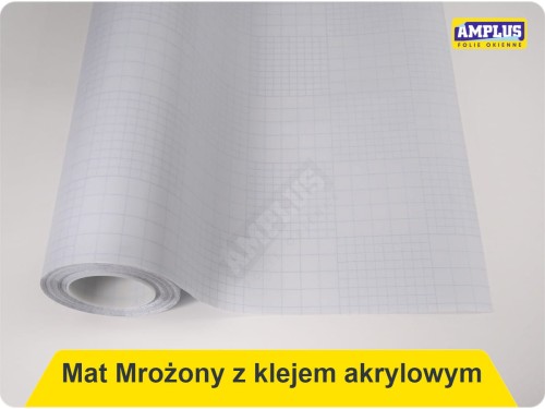 Folia mrożona szroniona (mrożone szkło) pod ploter i druk