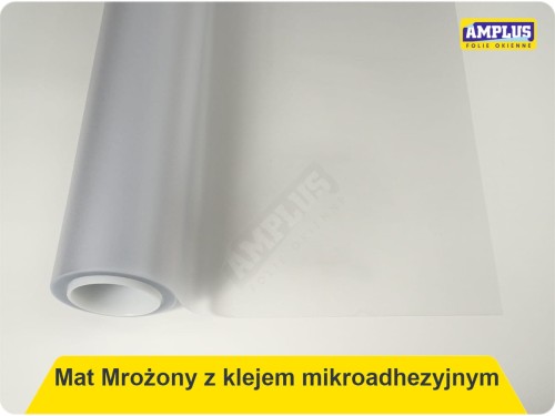 Folia okienna Mat Mrożony z klejem mikroadhezyjnym - Lite Solar