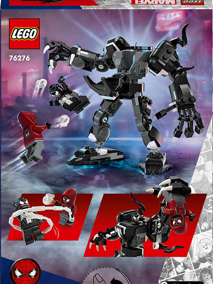 LEGO Marvel Super Heroes Mechaniczna zbroja Venoma vs. Miles Morales - 6+