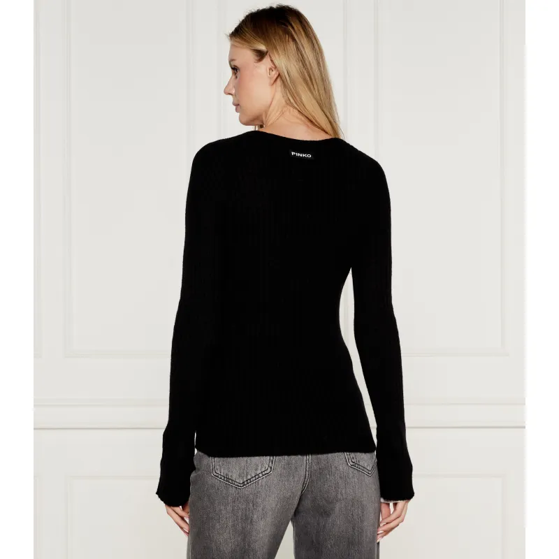 Pinko Wełniany sweter CYMRIC | Slim Fit | z dodatkiem kaszmiru