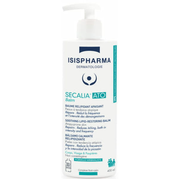 Isis Pharma Secalia ATO Balm, balsam kojąco natłuszczający do skóry atopowej, 400 ml