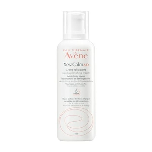 Avene XeraCalm A.D, krem uzupełniający lipidy, do twarzy i ciała dla skóry bardzo suchej, skłonnej do atopii i świądu, 400 ml