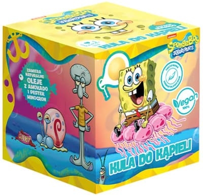 Spongebob, kula musująca do kąpieli, mango, 165 g