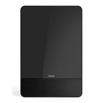 Antena pokojowa Hama Pro, DVB-T2, plochá (221083) Czarna