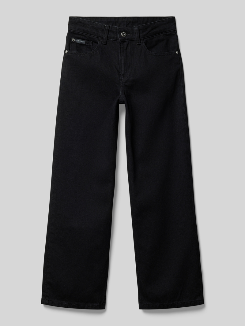 Jeansy z prostą nogawką i 5 kieszeniami