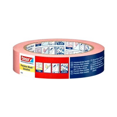 Tesa Taśma malarska profesjonalna precyzyjna do delikatnych powierzchni 50m 30mm różowa 04333-00019-02 04333-00019-02