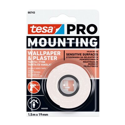 Taśma montaż.dwustr.pian.mocow.na tap.1.5m:19mm(h7774202)pro
