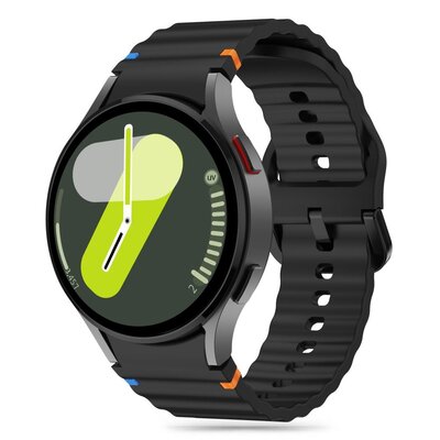 Pasek TECH-PROTECT Silicone Sport do Samsung Galaxy Watch 4/5/5 Pro/6/FE Czarny