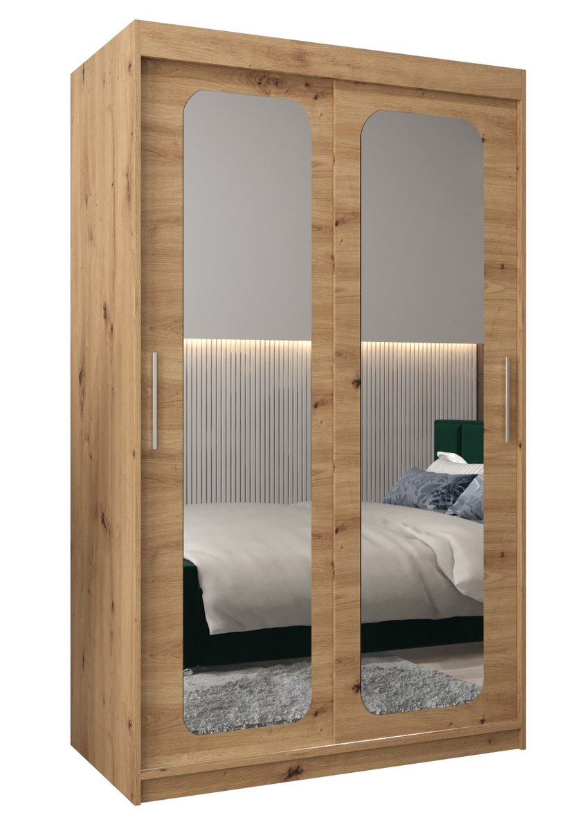 Szafa przesuwna Garderoba PROMO T3 120 gł. 62 artisan/artisan