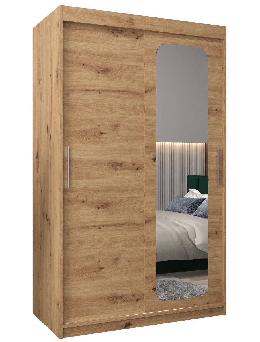 Szafa przesuwna Garderoba PROMO T2 120 gł. 62 artisan/artisan