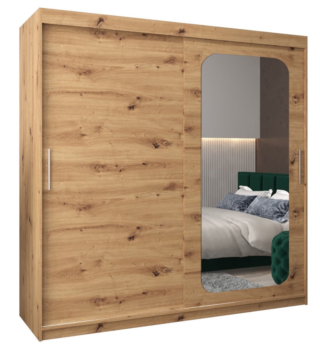 Szafa przesuwna Garderoba PROMO T2 200 gł. 62 artisan/artisan