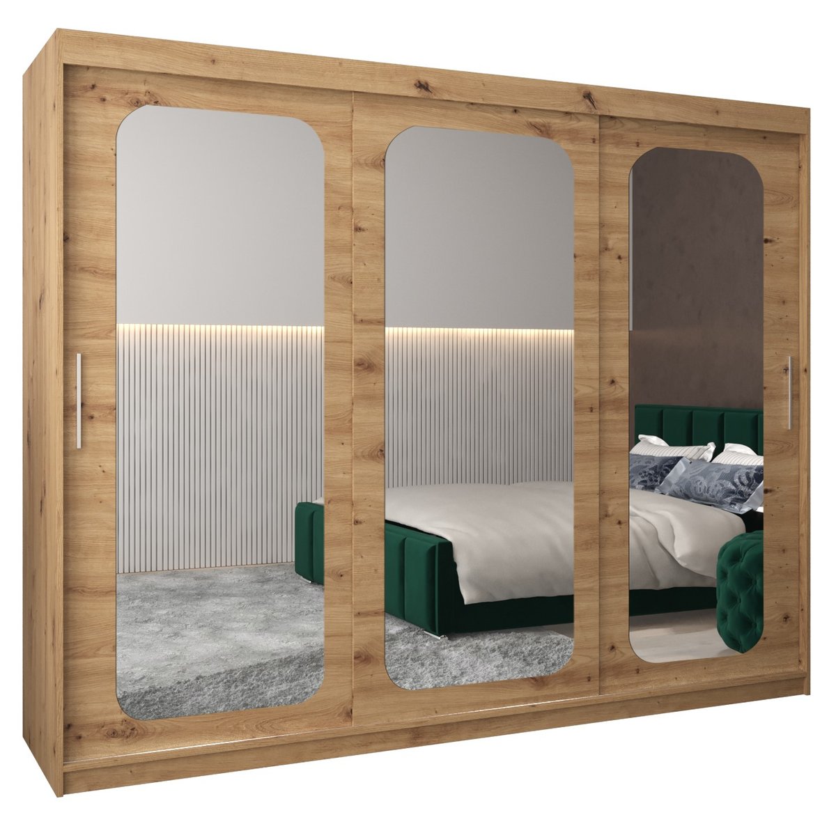 Szafa przesuwna Garderoba PROMO T3 250 gł. 62 artisan/artisan