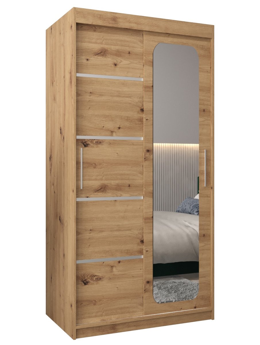 Szafa przesuwna Garderoba PROMO V2 100 gł. 62 artisan/artisan