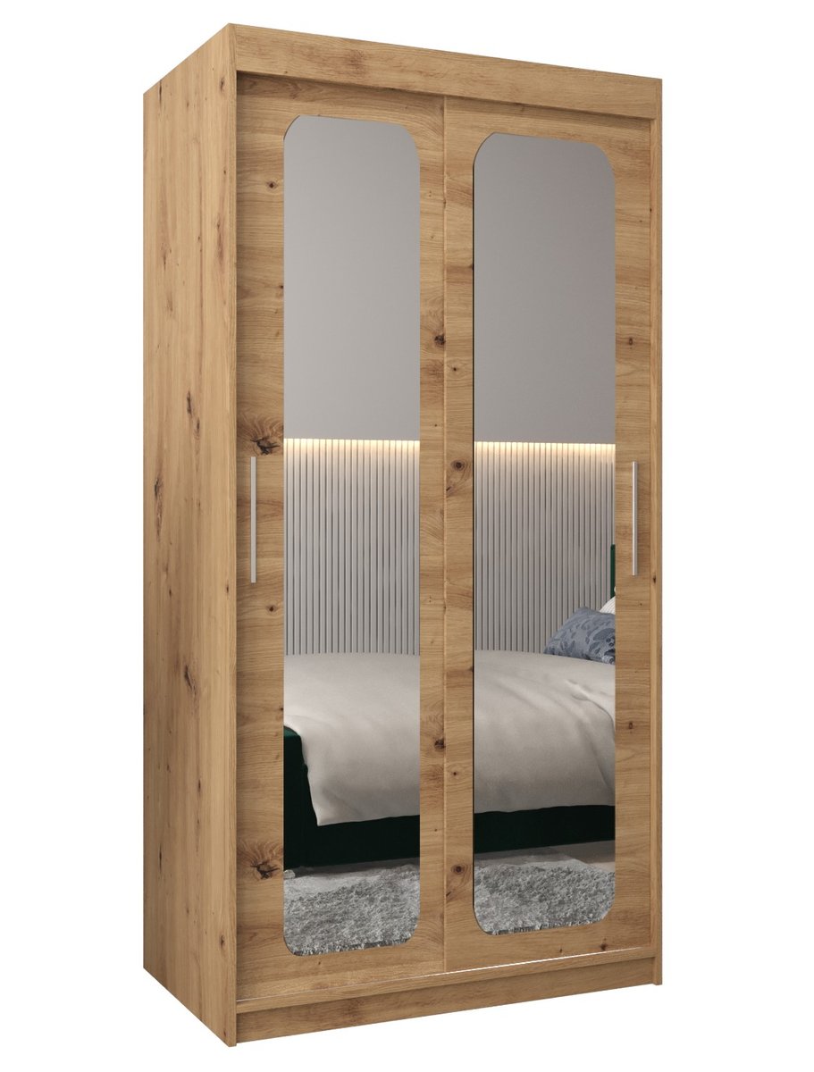 Szafa przesuwna Garderoba PROMO T3 100 gł. 62 artisan/artisan