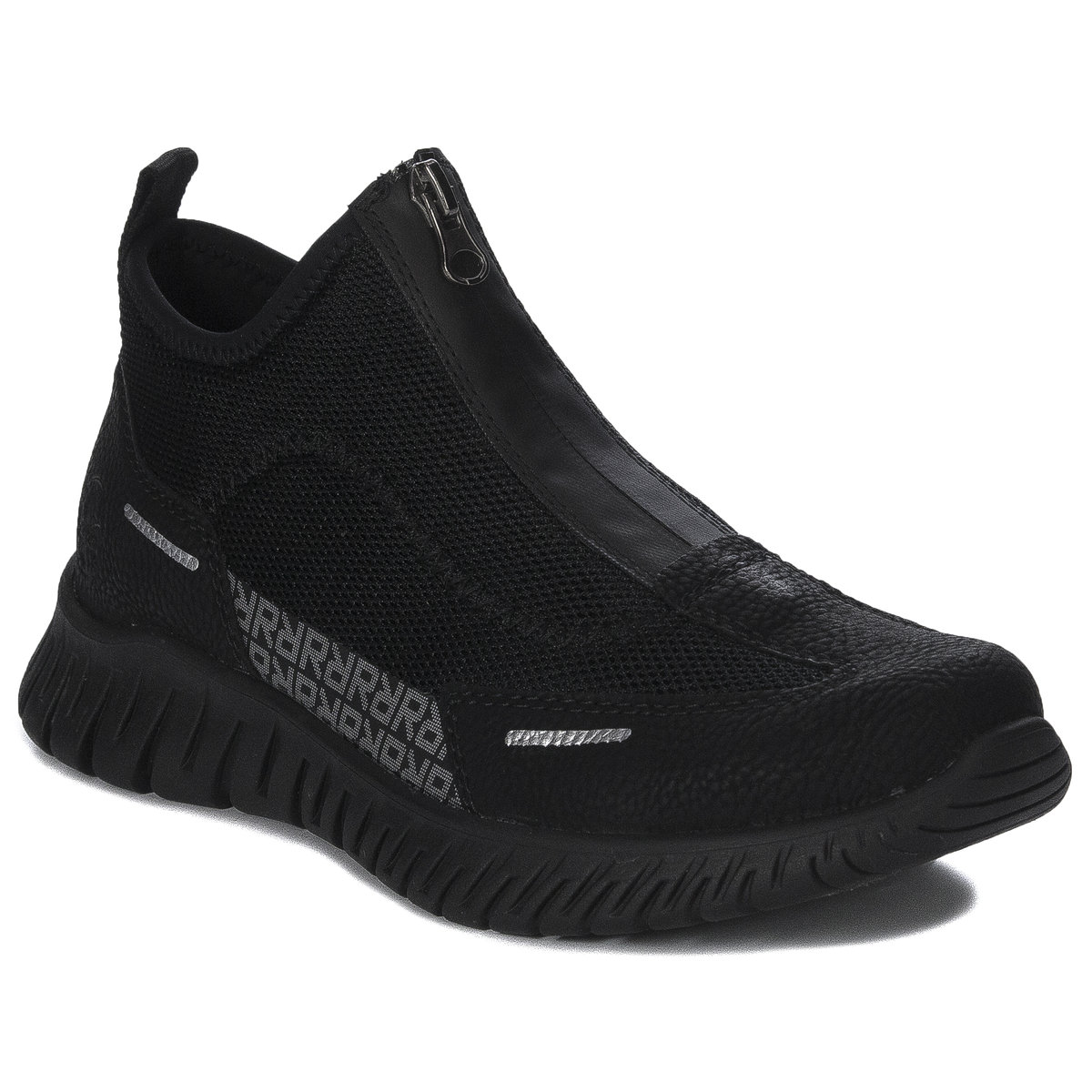 Rieker półbuty damskie Czarne-37