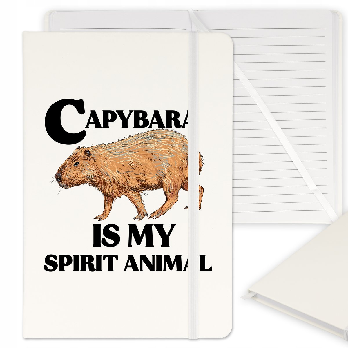 NOTES Z GUMKĄ A5 PLANER NOTATNIK ZESZYT KAPIBARA