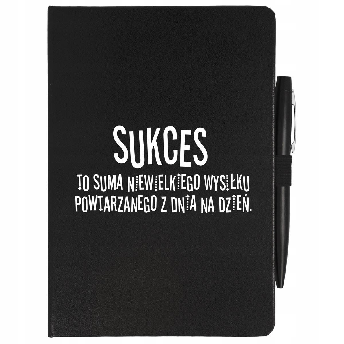 NOTES A5 + DŁUGOPIS MOTYWUJĄCE CYTATY ZESZYT WZ