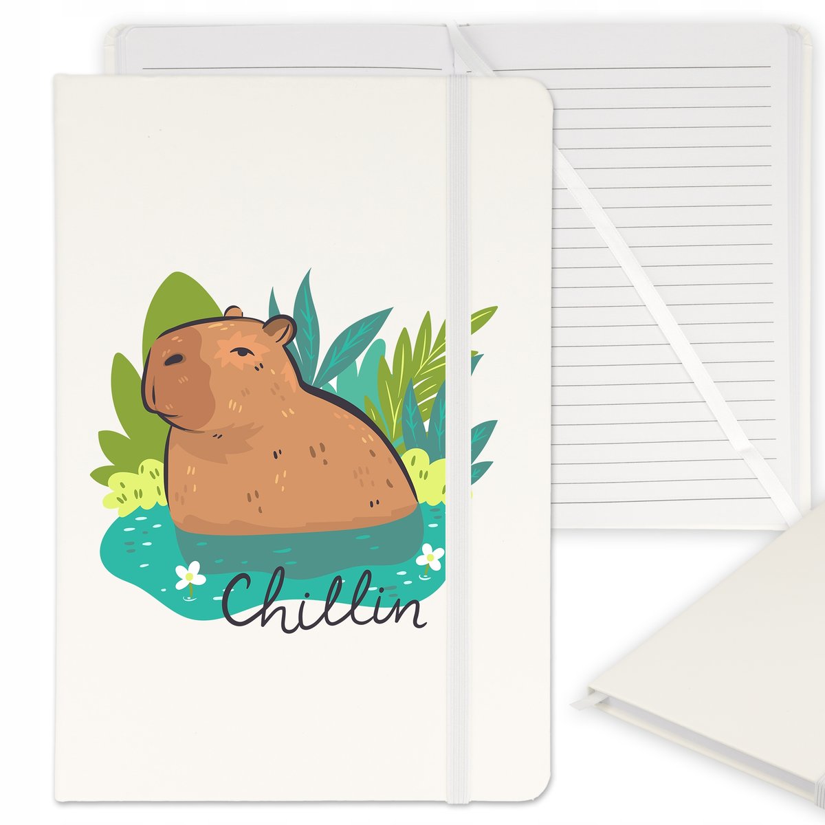 NOTES Z GUMKĄ A5 PLANER NOTATNIK ZESZYT KAPIBARA