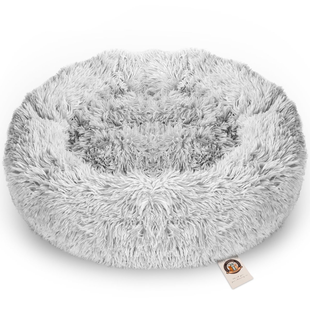 Legowisko dla psa lub kota, miękkie i puchate - Furrever Friends Fluffy Bed, 60cm
