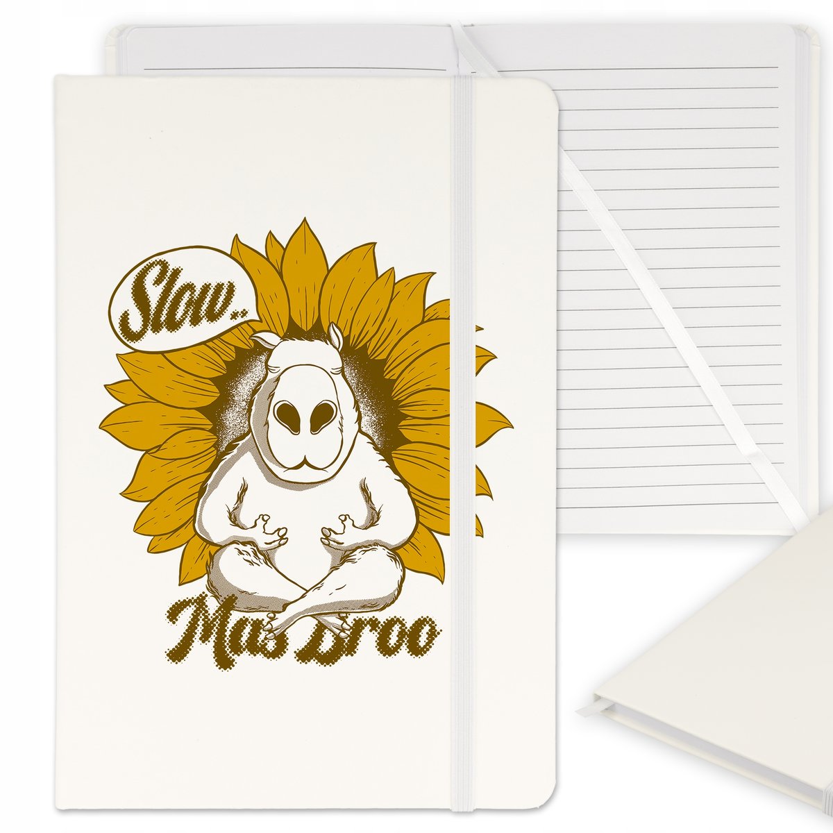 NOTES Z GUMKĄ A5 PLANER NOTATNIK ZESZYT KAPIBARA