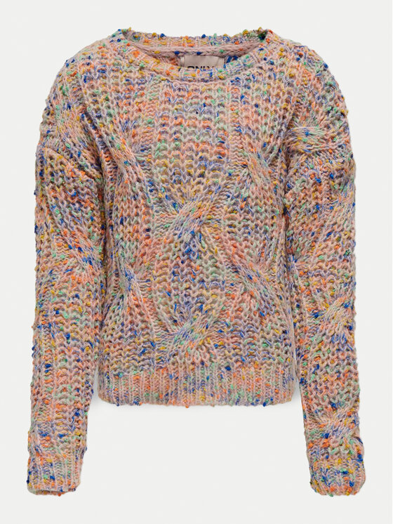 Kids ONLY Sweter 15329327 Kolorowy Loose Fit