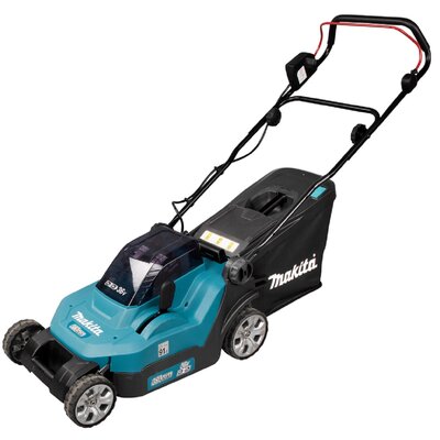 Makita akumulatorowa kosiarka do trawy 36V (2x18V) Li-Ion, 38cm, 40l, [DLM382Z] + odkurzacz 18V DCL182Z DLM382Z