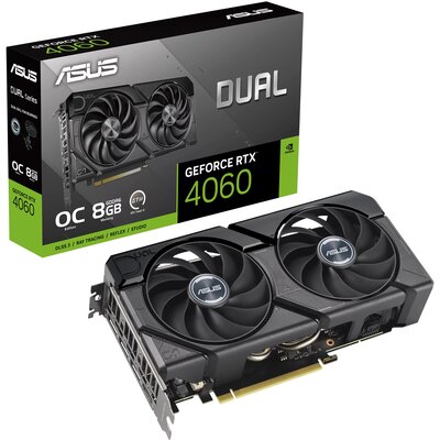 Karta graficzna ASUS Dual GeForce RTX 4060 EVO OC 8GB GDDR6 (90YV0JC7-M0NA00)