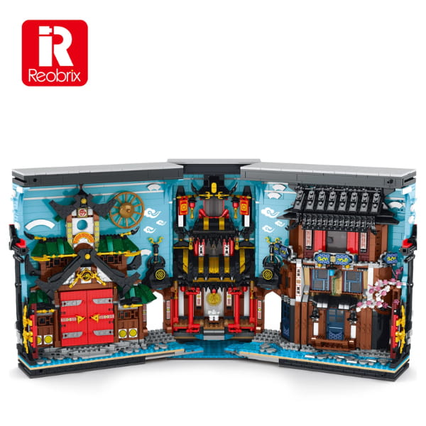 KLOCKI REOBRIX THE NINJA WORLD STREET VIEW BOOK 3086 PCS TECHNIC