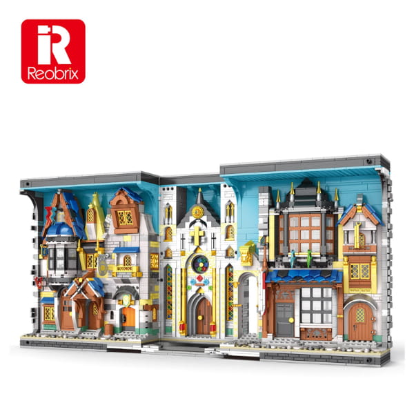 KLOCKI REOBRIX THE EUROPEAN MIDDLE AGES BAZAAR BOOK 2922 PCS TECHNIC