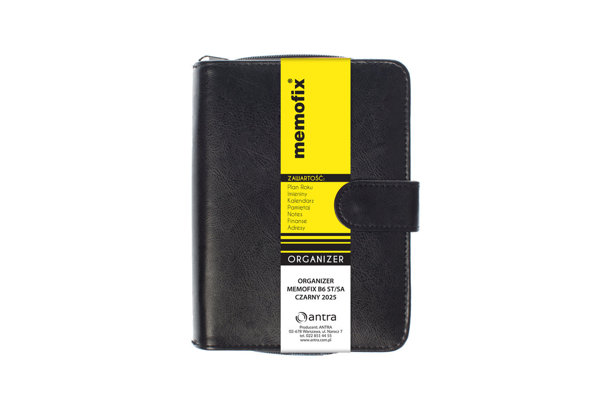 Organizer Memofix B6 ST/SA czarny 2025
