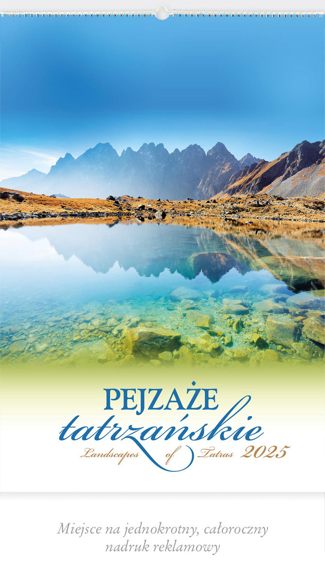 Kalendarz ścienny 2025, Pejzaże tatrzańskie