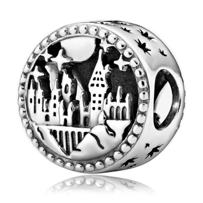 Charms Zawieszka SREBRO 925 koralik do PANDORA Zamek Hogwart Harry Potter