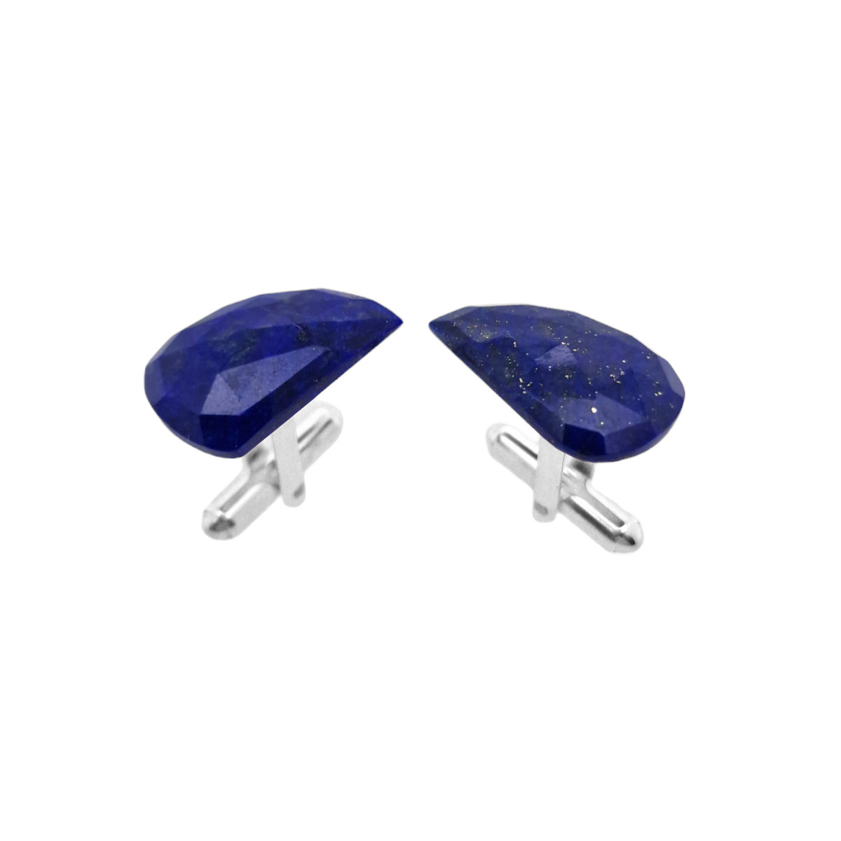 Spinki do mankietów Lapis Lazuli (S1159) Srebrne [925]