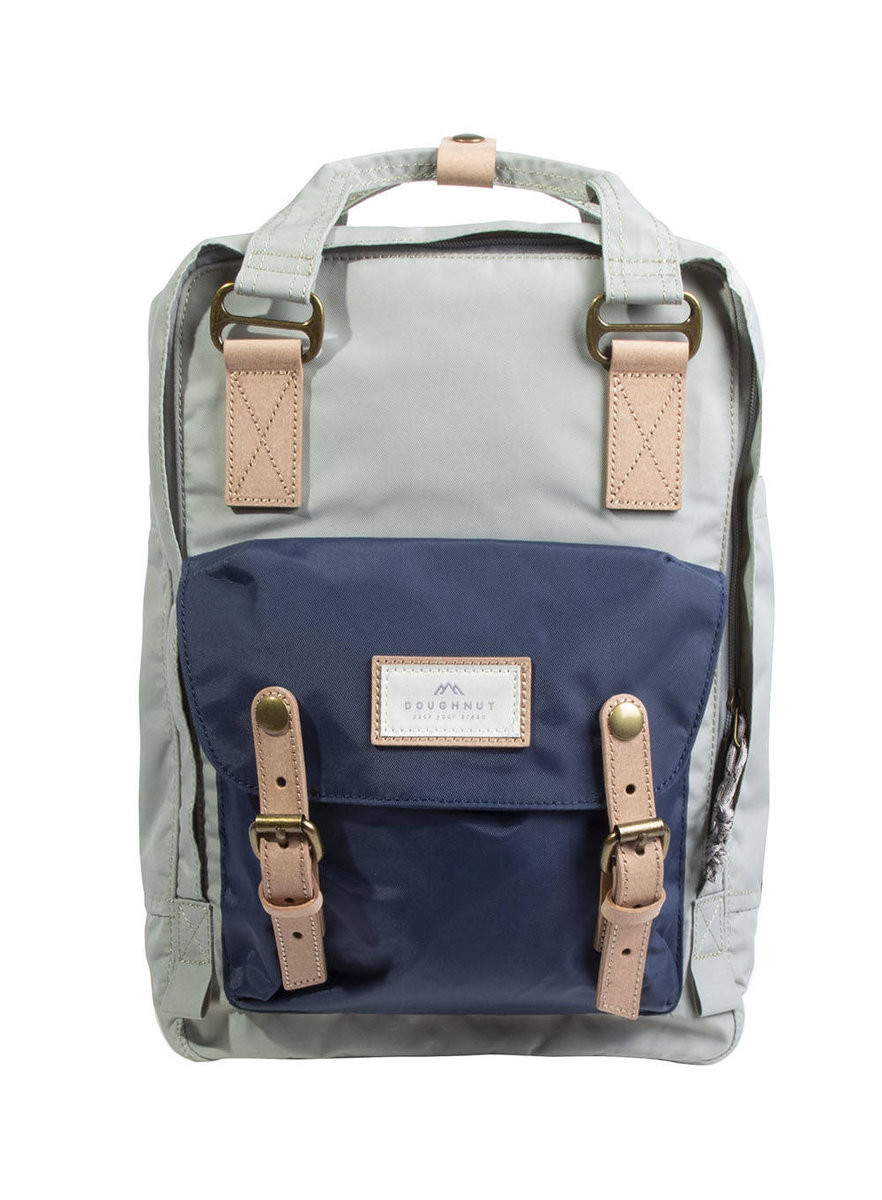 Plecak miejski Doughnut Macaroon Jungle - light grey / navy