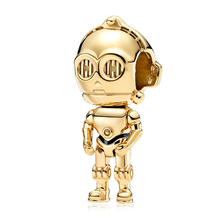 Charms Zawieszka SREBRO 925 koralik do PANDORA Star Wars C-3PO Gwiezdne Wojny