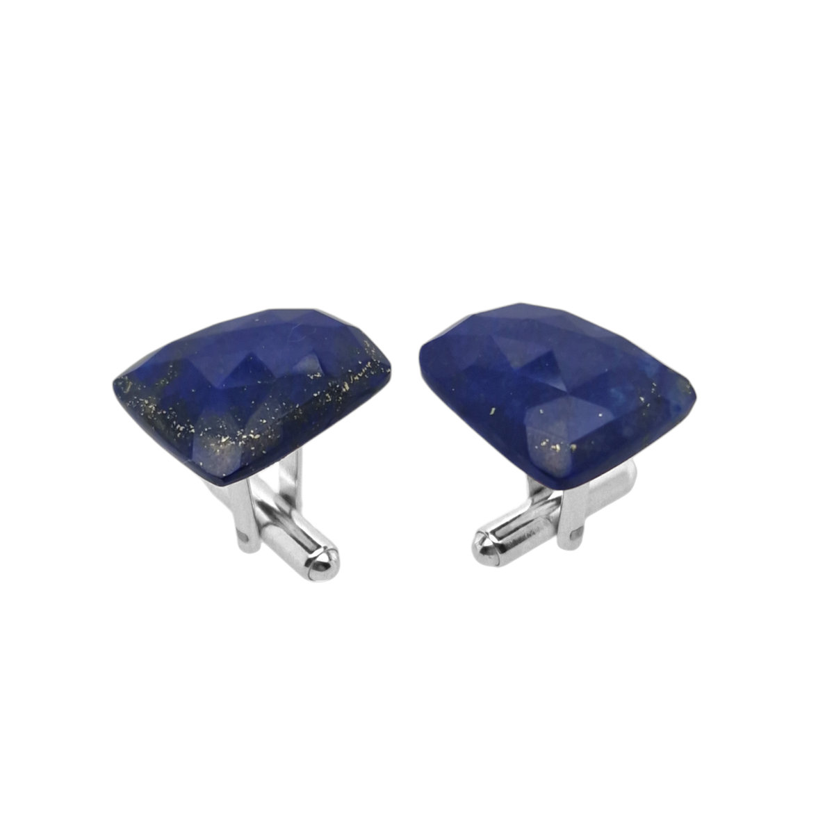Spinki do mankietów Lapis Lazuli (S1155) Srebrne [925]