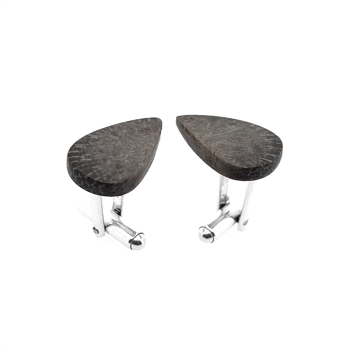 Spinki do mankietów Fossil Koralowiec (S374) Srebro [925]