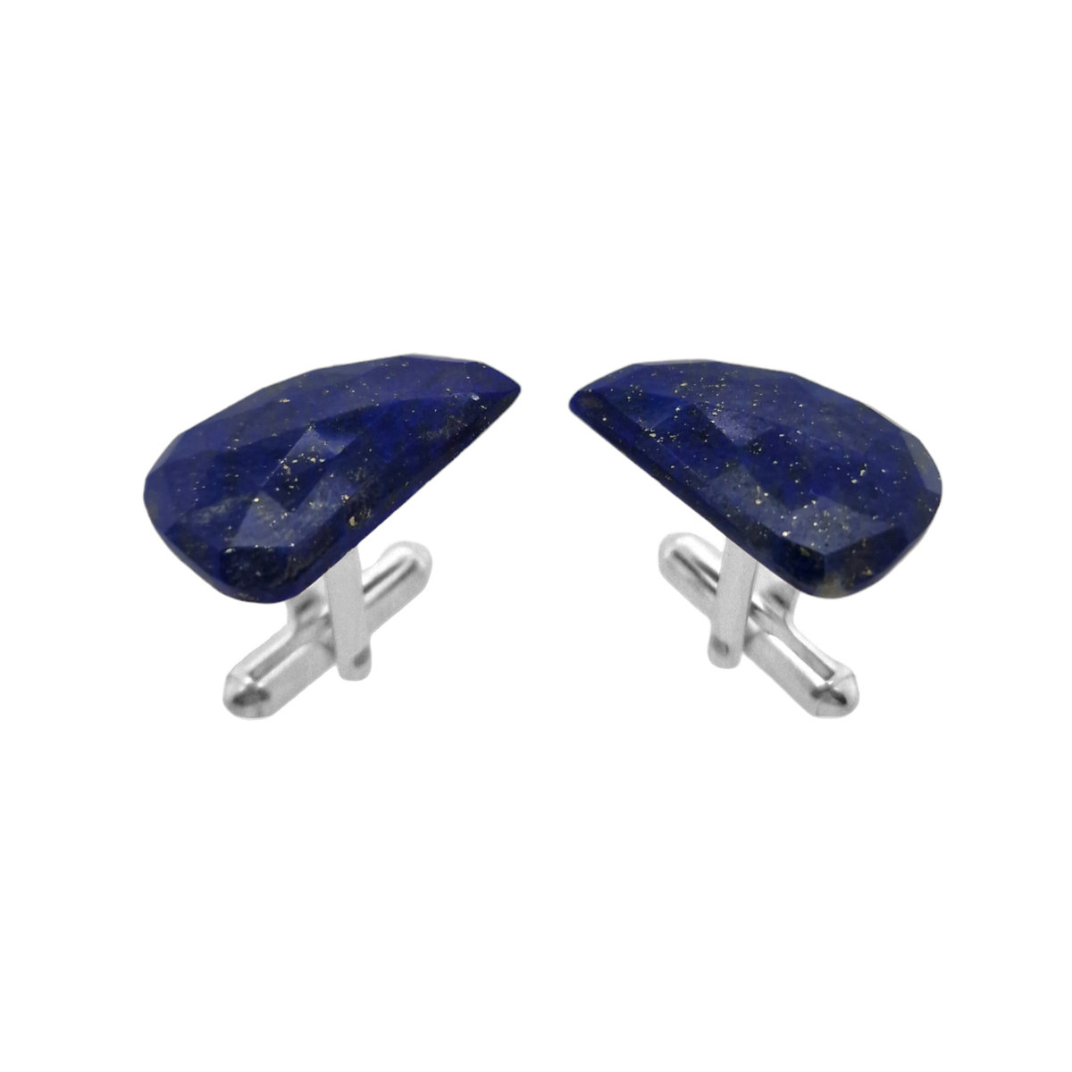 Spinki do mankietów Lapis Lazuli (S1157) Srebrne [925]