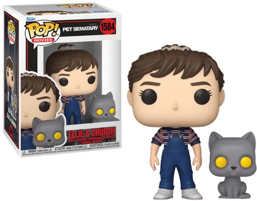 funko pop! pet sematary buddy! movies figurka ellie & church 9 cm smętarz dla zwierzaków