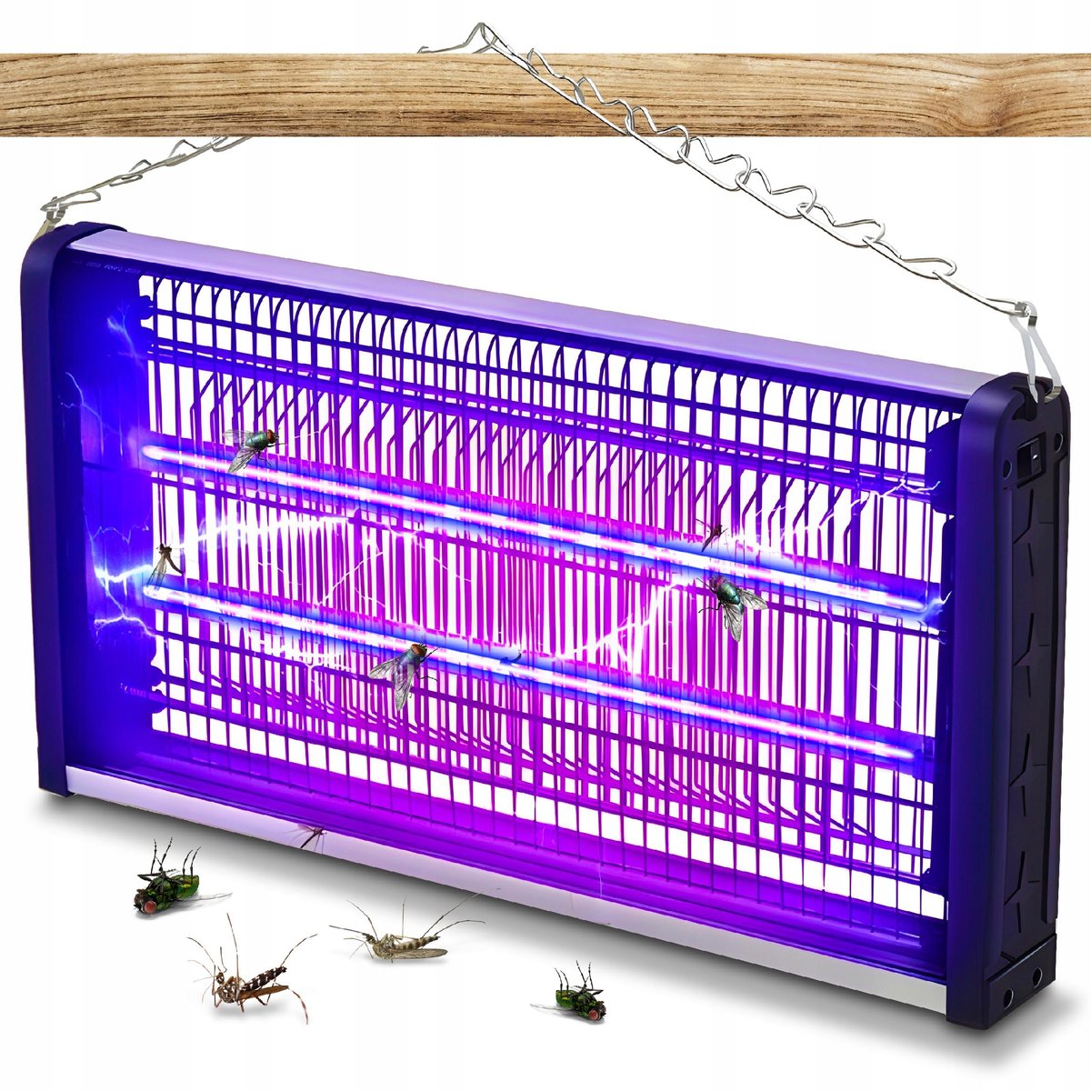 LAMPA OWADOBÓJCZA 30W PUŁAPKA NA KOMARY MUCHY ĆMY ELEKTRYCZNA UV SKUTECZNA
